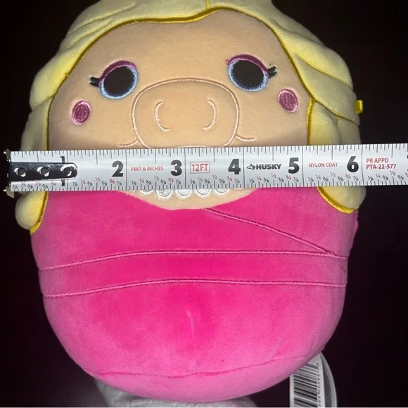 Disney Muppets Miss Piggy Squishmallow Plush 6x8 Pink Kawaii Soft Toy - Picture 8 of 9